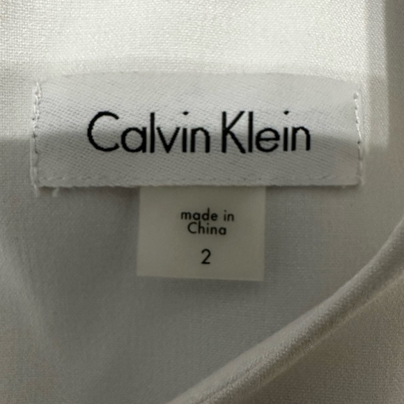 NWOT Calvin Klein Colorblock Midi Dress stripes size 2 - Picture 11 of 13